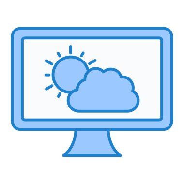 Bulut hesaplama. Web simgesi