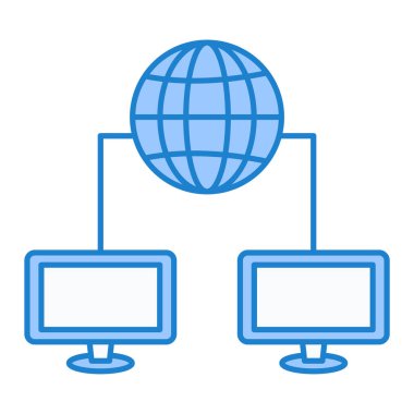 ağ bağlantısı vektör illüstrasyonu