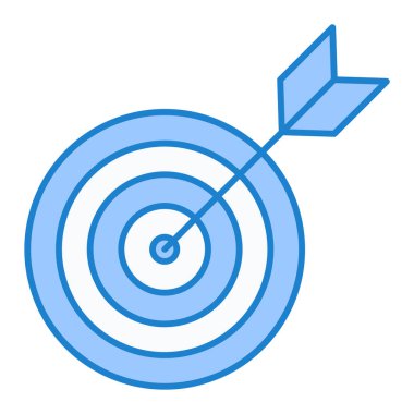 hedef simge vektör illüstrasyonu