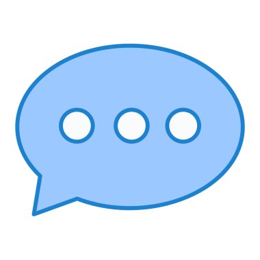 Sohbet kabarcığı vektör illüstrasyonu