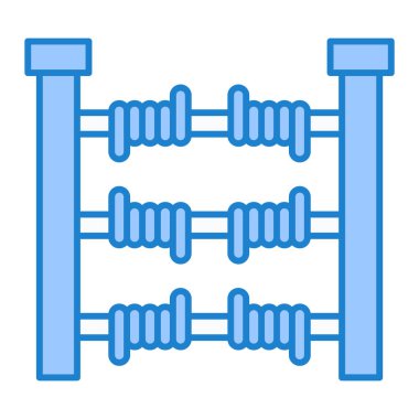 abaküs vektör simgesi modern illüstrasyon