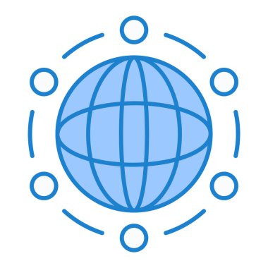 genel ağ vektör illüstrasyonu