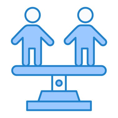İnsan simgesinin vektör illüstrasyonu