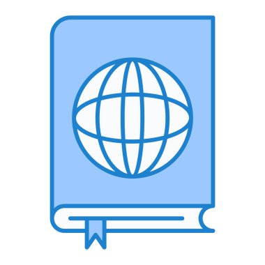 kitap simgesi vektör illüstrasyonu