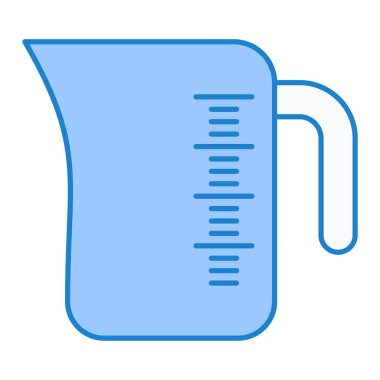 Su testisi ikonu. Web için blender vektör simgelerinin özet çizimi