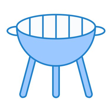 Izgara ikonu. vektör illüstrasyonu