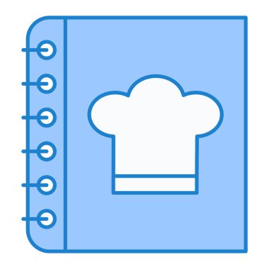 Şef şapka ikonu. Ağ için aşçı bıçağı vektör simgelerinin özet çizimi