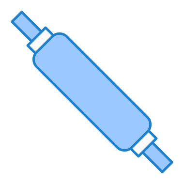 Elektrikli matkabın tek izole edilmiş ikonunun vektör çizimi