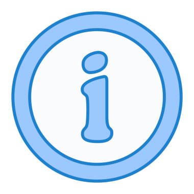 bilgi simgesi, vektör illüstrasyonu