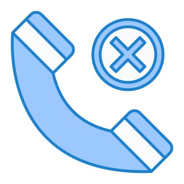 Telefon simgesi vektör illüstrasyonu