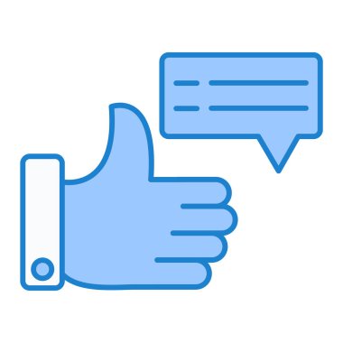 Baş parmaklar yukarı simge vektör illüstrasyonu ile el