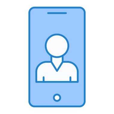 cep telefonu ikonu vektör illüstrasyonu