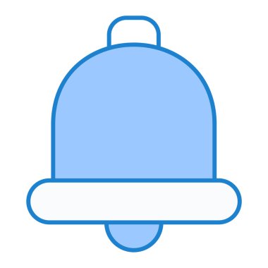 Zil. Web simgesi basit illüstrasyon