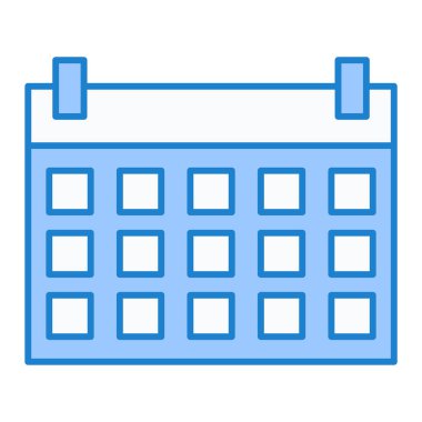 Takvim simgesi vektör illüstrasyonu