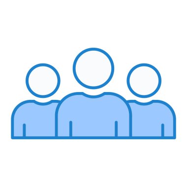 insanlar simge vektör illüstrasyonu