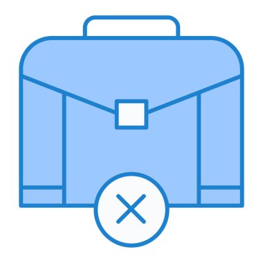 evrak çantası ikonu vektör illüstrasyonu