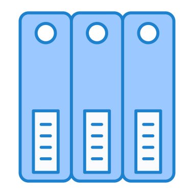 dosya dizinleri ikon vektör illüstrasyonu