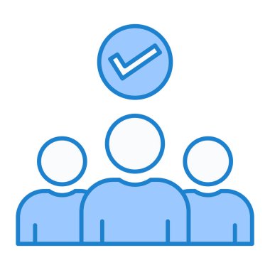 İş ve finans simgesinin vektör illüstrasyonu