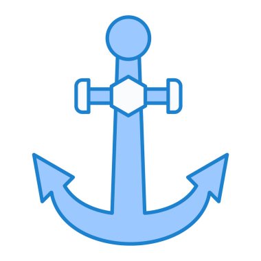 çapa simgesi vektör illüstrasyonu