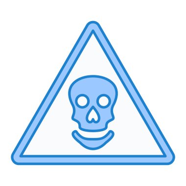 Tehlike uyarısı simgesi. Tehlike sembolü. düz dizayn. vektör illüstrasyonu