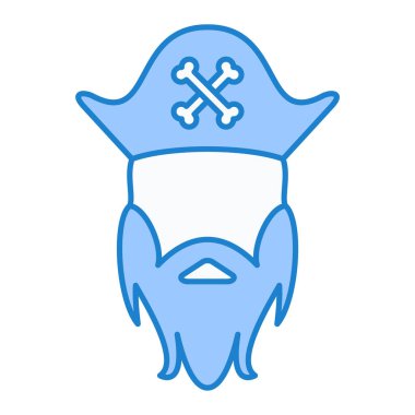 korsan simgesi, vektör illüstrasyonu