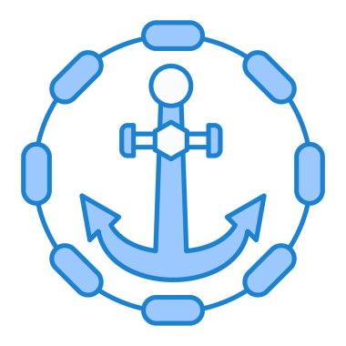 çapa simgesi vektör illüstrasyonu