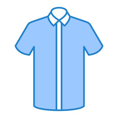 Gömlek ikonu. vektör illüstrasyonu