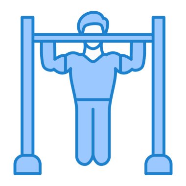 fitness ve egzersiz vektörü simgesi