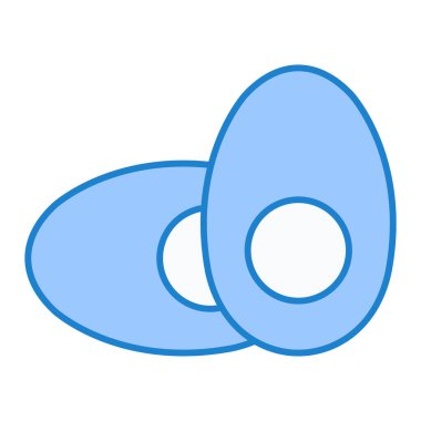 Yumurta ikonu. Web için vektör simgelerinin özet çizimi