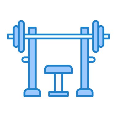 Halter ikon vektörü. İnce çizgi işareti. izole edilmiş sınır sembolü çizimi