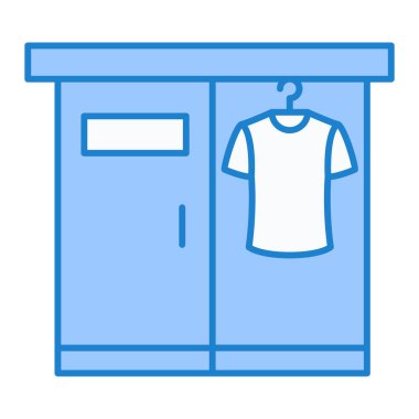 çamaşırhane simgesi vektör illüstrasyonu