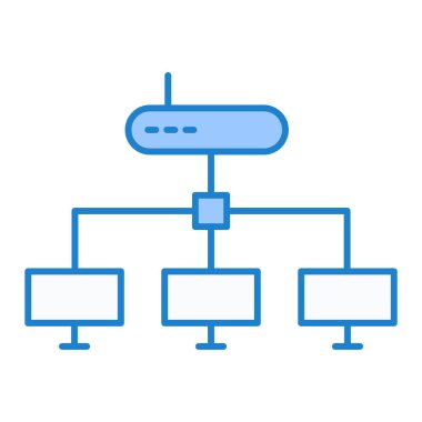 ağ paylaşım simgesi çizimi