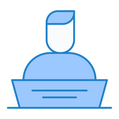 Şapkalı bir kadının vektör çizimi