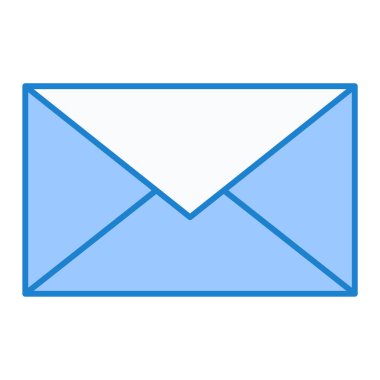 zarf e- posta simgesi vektör illüstrasyon grafik tasarımı