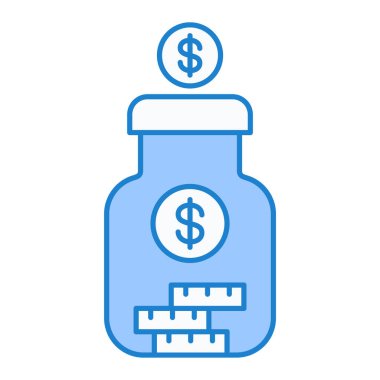 para çantası ikon vektör illüstrasyonu