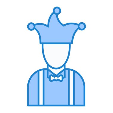 Bir kral simgesinin vektör illüstrasyonu