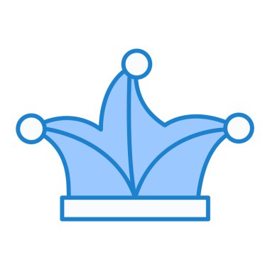 taç simgesi vektör illüstrasyonu