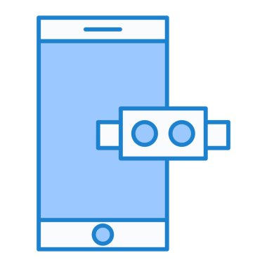 akıllı telefon aygıtı ikon vektör illüstrasyon tasarımı