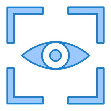 göz vektör simgesi modern basit ve minimalist biçim