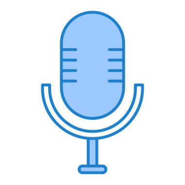 mic vektör simgesi simgesi
