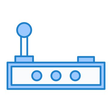 Radyo istasyonunun basit satır simgesi