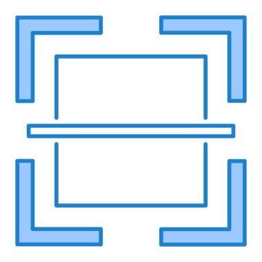 satır biçimi vektör illüstrasyon simgesi