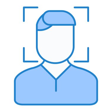 avatar. Web simgesi basit illüstrasyon