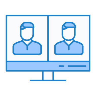 İş ve finans simgesinin vektör illüstrasyonu