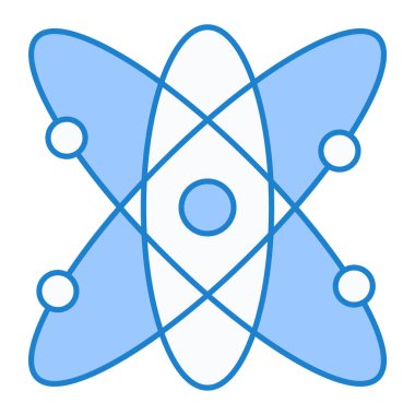 atom. Web simgesi basit tasarım