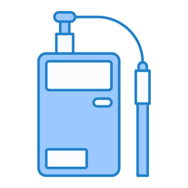 Elektrikli araba ikonu. Web için su pompası vektör simgelerinin özet çizimi