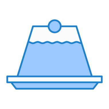 Yiyecek ve içecek ikonunun vektör illüstrasyonu