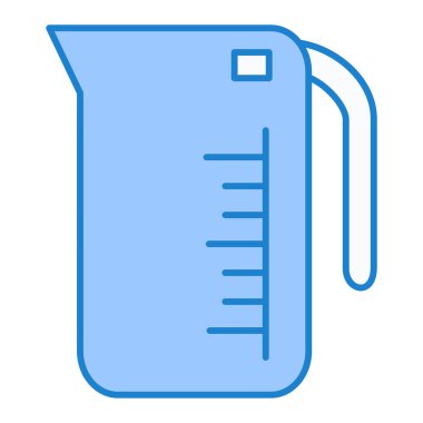 Beher. Web simgesi basit tasarım