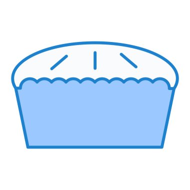 Çikolatalı kek ve waffle vektör çizim tasarımı