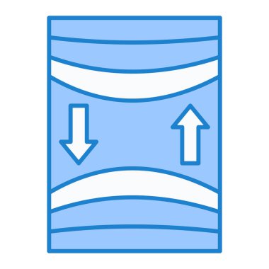 Çizgi film simgesinin vektör çizimi